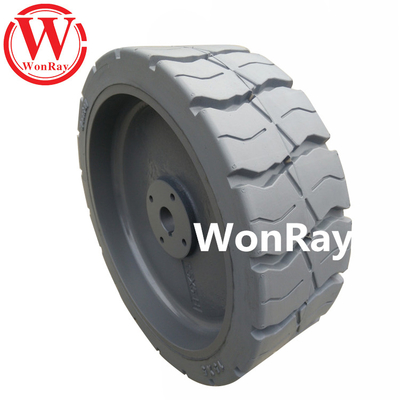 Aerial work platform /scissor lift/boom lift platform china supplier haulotte rubber solid tire wheels 12.5x4.25 15x5 with discounted preice